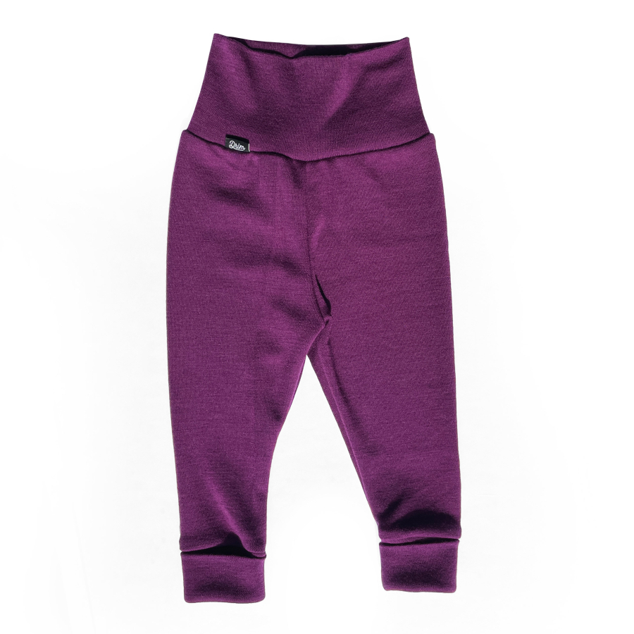 Rostoucí MERINO komplet Plum flower (9-24 měs.)