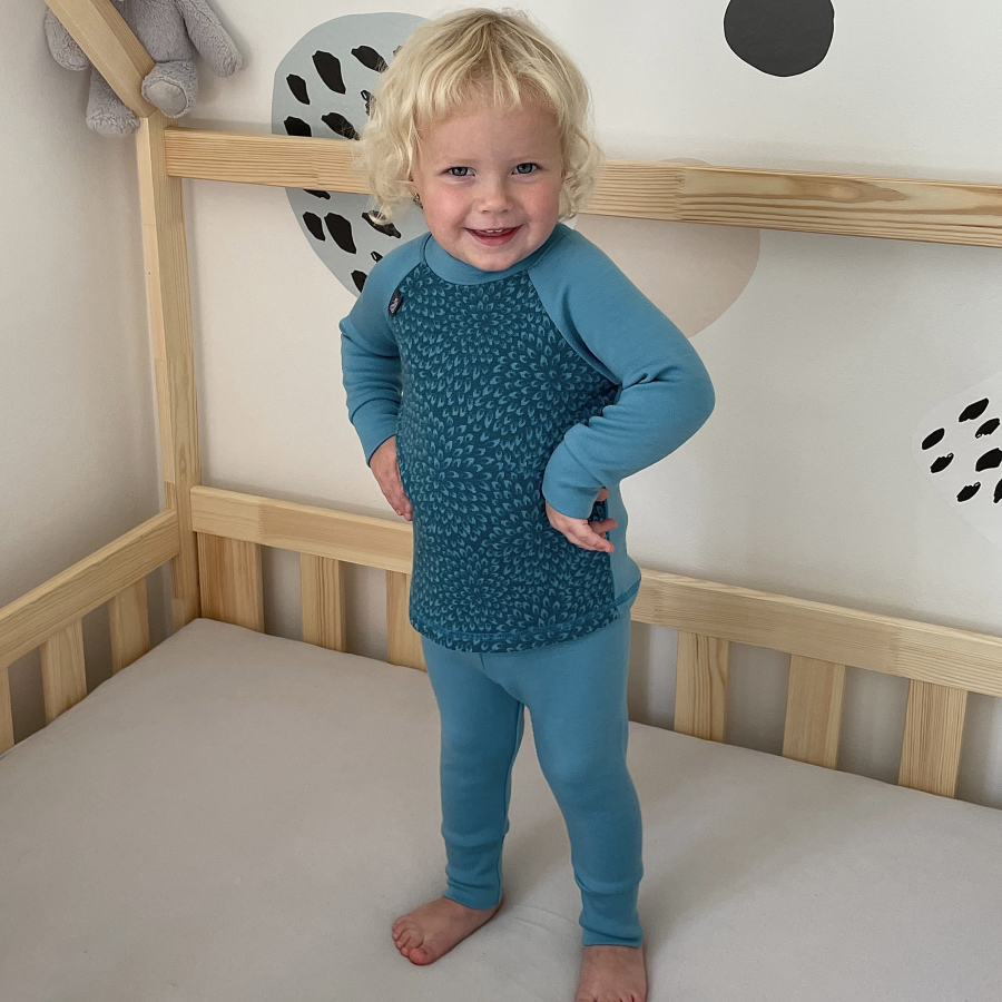 Rostoucí MERINO komplet Little dragon (9-24 měs.)