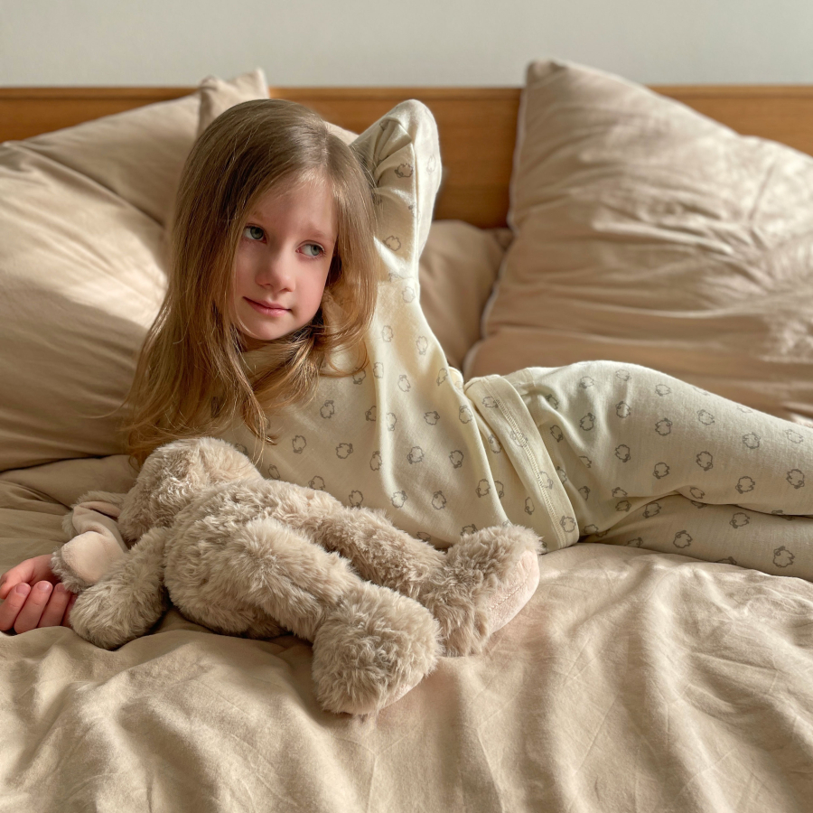 MERINO pyžamo Happy sheep