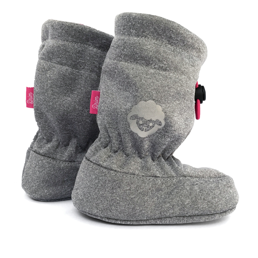 Softshelláčky MERINO boots ash/pink