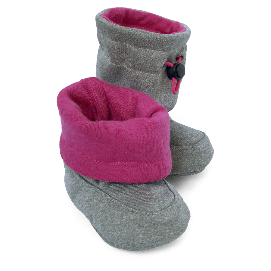 Softshelláčky MERINO boots ash/pink