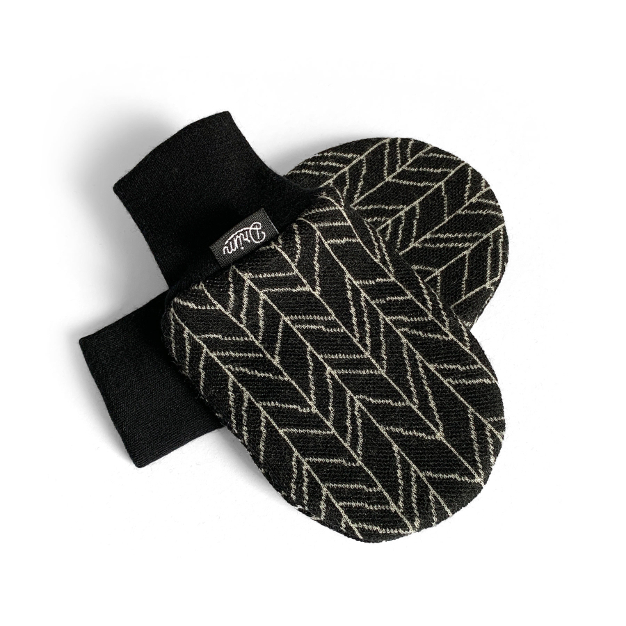 MERINO Baby set Black Line Knit (3-pack)