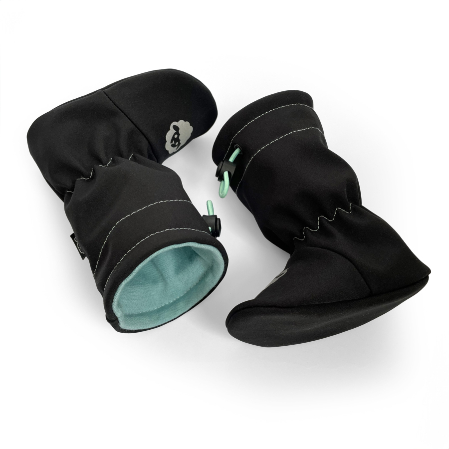Softshelláčky MERINO classic black/mint