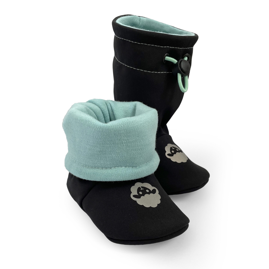 Softshelláčky MERINO classic black/mint